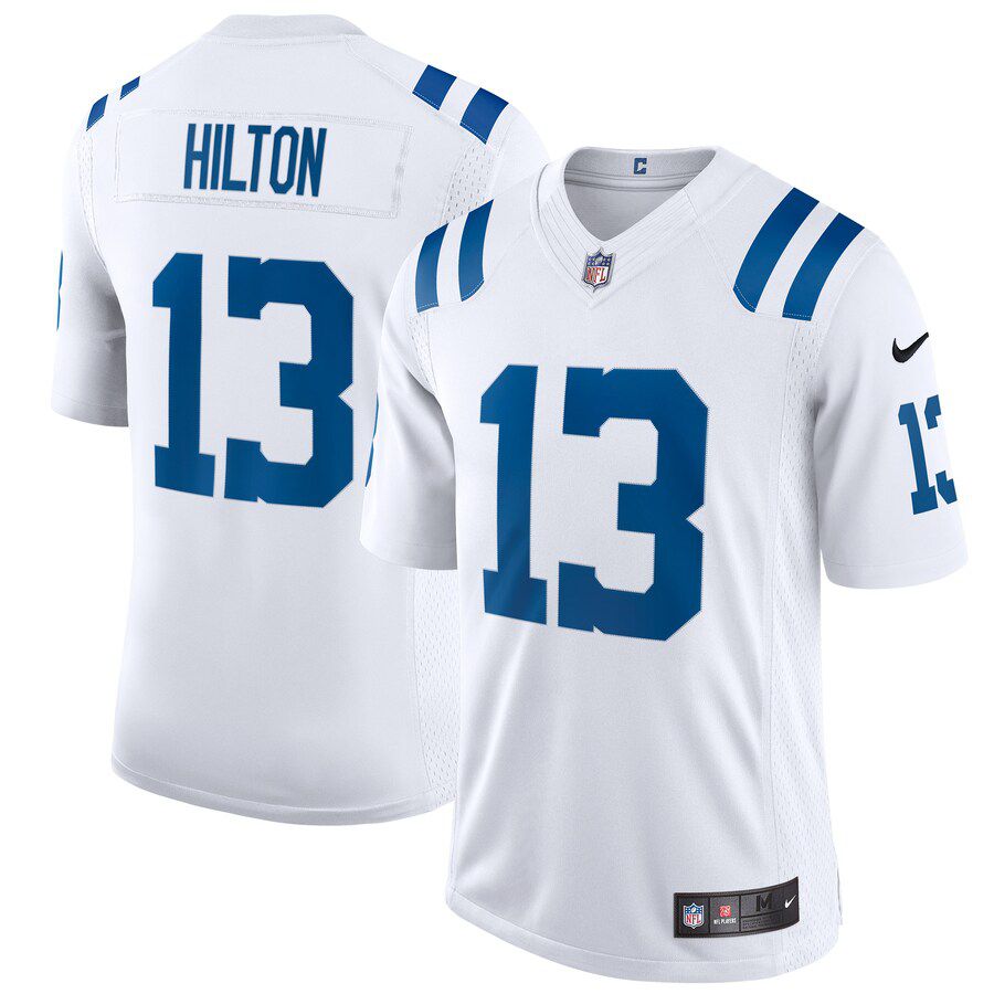 Men Indianapolis Colts #13 T.Y. Hilton Nike White Vapor Limited NFL Jersey->indianapolis colts->NFL Jersey
